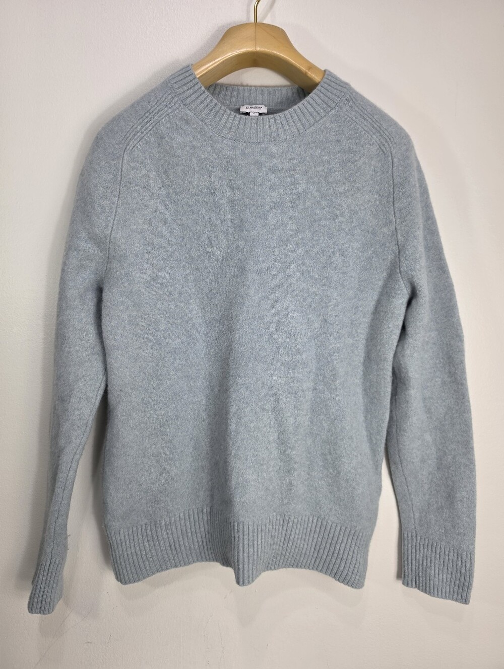 Celio 100% Wool  Light Blue Crewneck Sweater